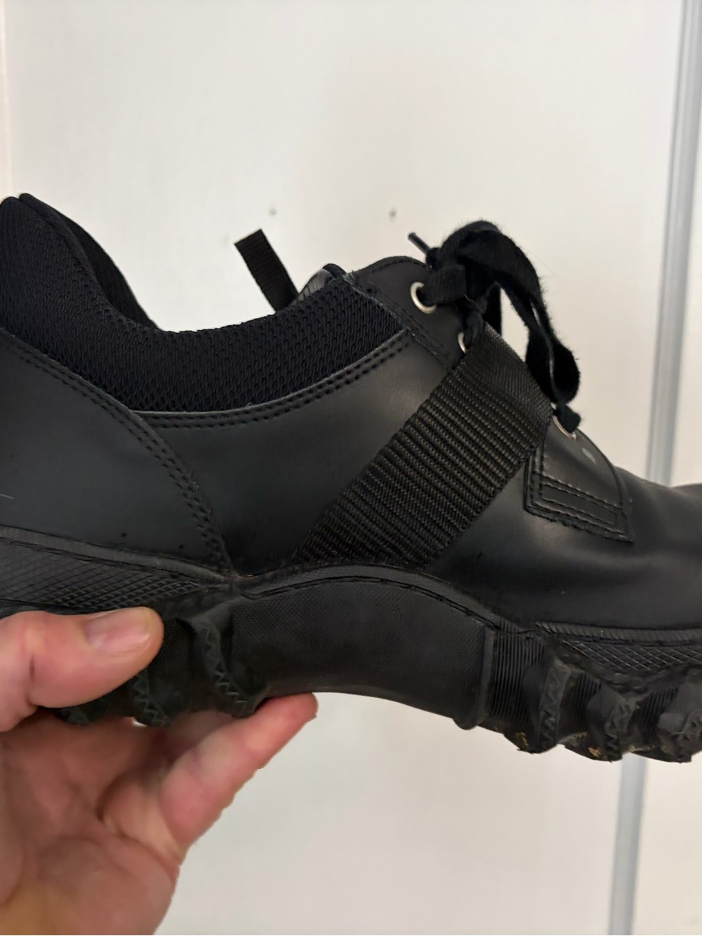 Marni Men's Black Rugged Lace-Up Boot Sneaker